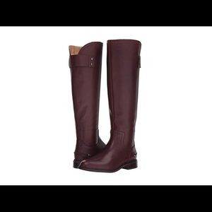 Franco Sarto Leather Wide Calf boots